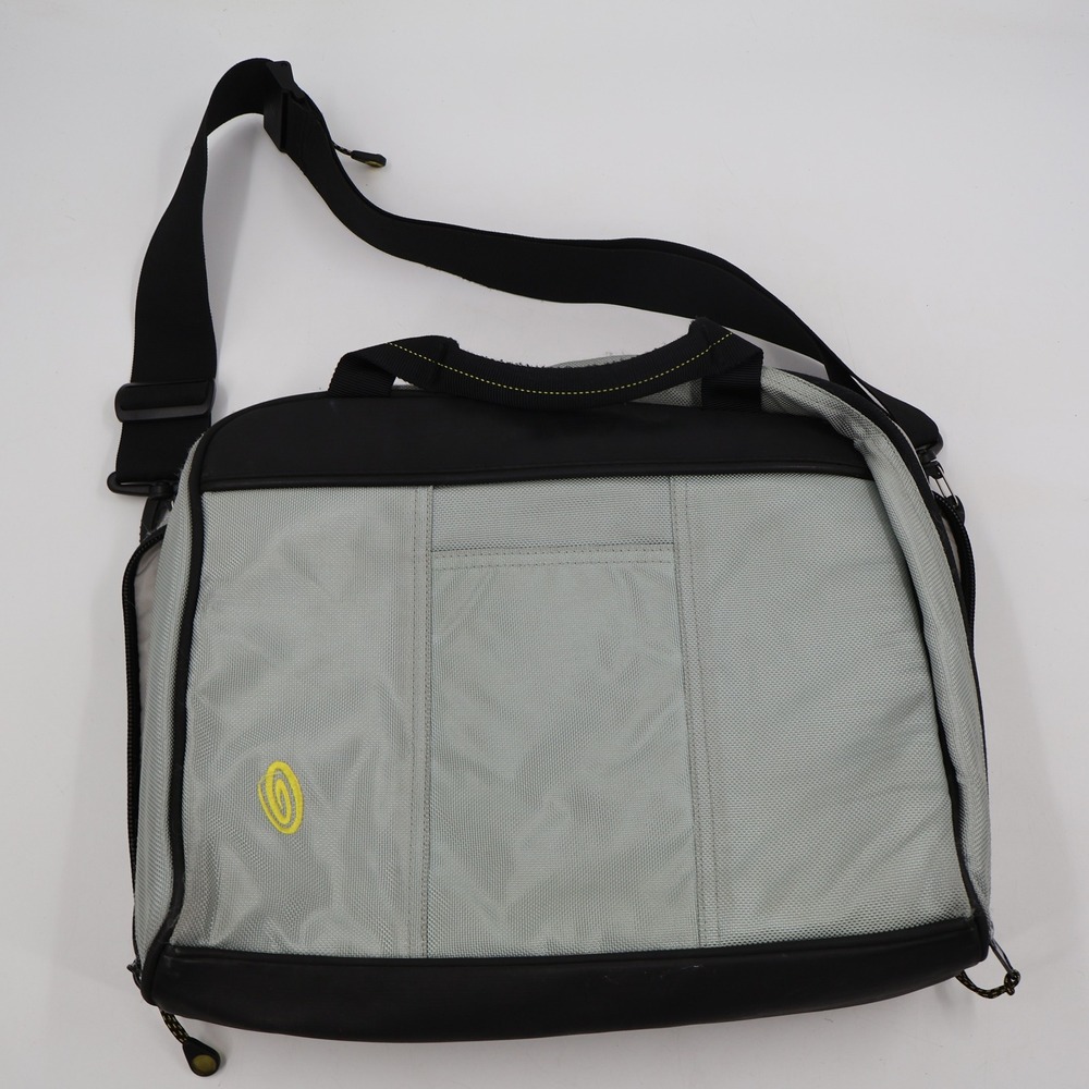 Timbuk2 Laptop Messenger Bag Mens OS Grey Black Ballistic Nylon Commuter Bag